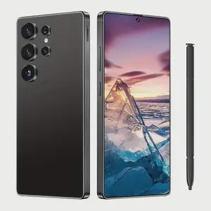EET S25 Ultra Unlocked 5G Smartphone, 12GB+512GB, 6800mAh Battery, Fast Charging Capability, Android 14 System, 108MP+48MP Camera, Face & Fingerprint Unlock | Dual SIM | Autofocus | Built-in Pen |