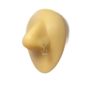 Dangle Nose Ring L Shaped Dangling Nose Stud Nose Ring Hoop Indian Nose Piercing Jewelry with Charm
