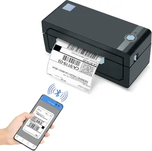 JADENS Bluetooth Thermal Shipping Label Printer - Effortlessly Print 4x6 Labels Wirelessly for All Your Shipping Needs!
