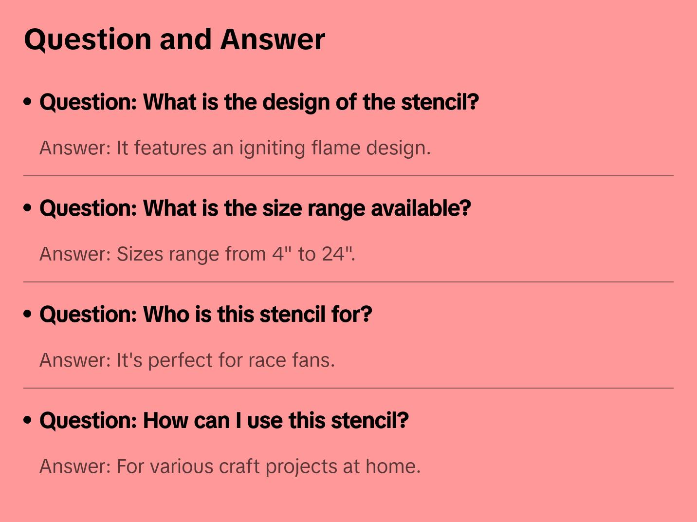 Igniting Flame Stencil