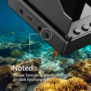 4.3-inch single-sided screen shielded fishing and viewing set, with fish finder, HD underwater camera, underwater fishing tools, an ideal choice for fishing enthusiasts, perfect gift for birthdays and Christmas