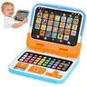 Unisex Plastic Toddler Learning Toy Tablet - Baby Interactive Electronic Toy Tablets & Computers, Kids Gadgets with Music, Sounds, Lights, Learning Laptop with Screen, Gift-Ready for Christmas, for 1-3 Years & 12-18 Months