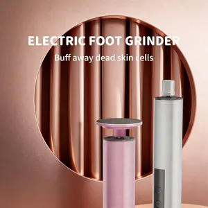 Speed Adjustable Electric Foot File - 10 Heads+20 Blades Digital Display C-Type Callus Remover Home/Travel