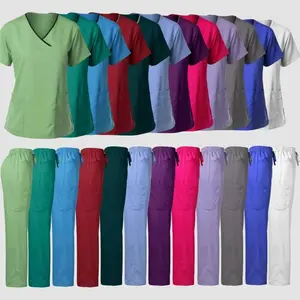 Women's Medical Scrub Uniform Set