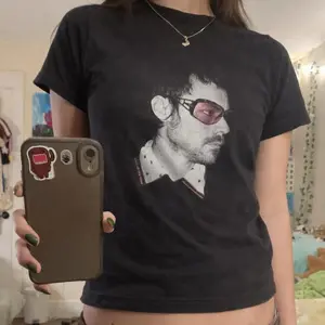 Harry Styles Graphic Baby Tee, HS New Tour New Album Kiss All The Time Graphic T Baby Tee, Y2K Concert Crop Top