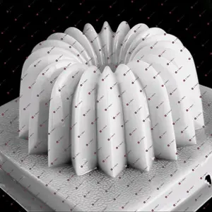 New Accordion Plastic mold, jello, pudding, gelatine mold