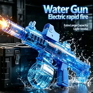 Electric Continuous Water Spray Toy with Fashionable Look & Bright Light Effects, Summer vibes,Extra Large Capacity, Perfect for Summer Outdoor Fun, Beach Activities, Poolside Entertainment and Backyard Water Battles,Summervibes