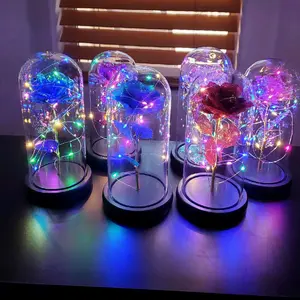 galaxy glass dome roses each 15.00
