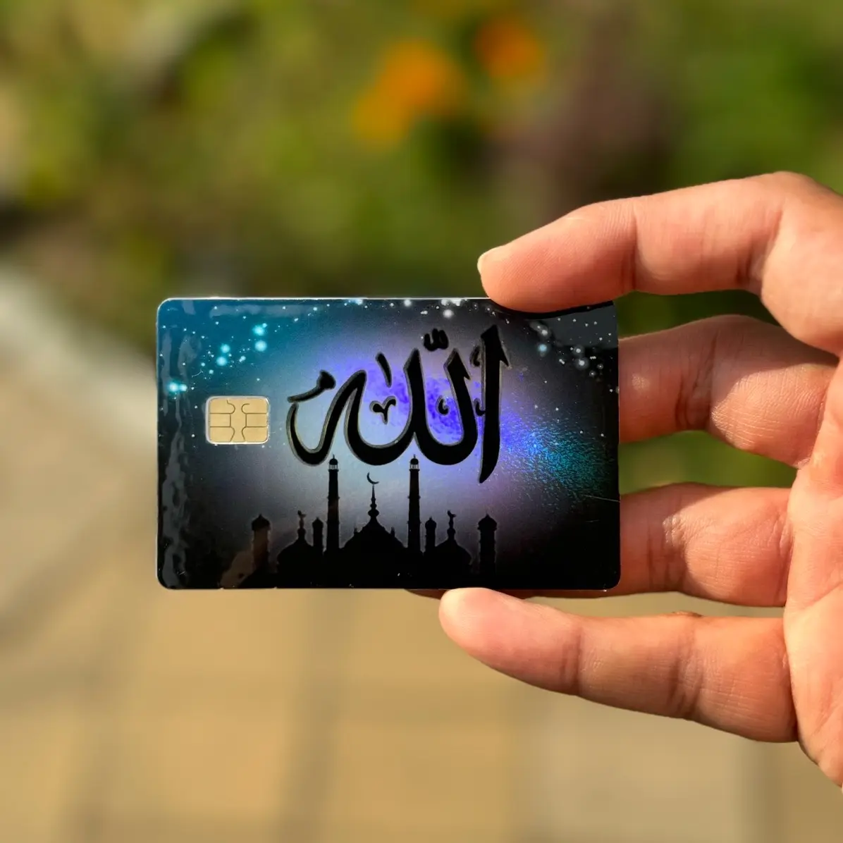 Allah Arabic Debit Card Sticker