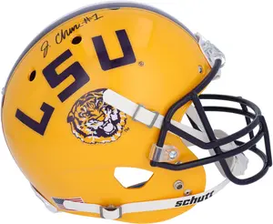 Ja'Marr Chase LSU Tigers Autographed Riddell Speed Replica Helmet - Fanatics Authentic Certified