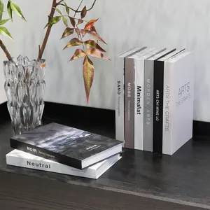 Simulation Book Ornament, 4 Counts/set Modern Style Fake Book, Table Decor, Desktop Decoration, Collectible Room Decor, decoration items for Home Living Room Study Room