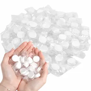 100PCS/200PCS Disposable Compressed Towel, Portable Travel Face Towel, Wet & Dry Use Facial Cleansing Towel for Home, Travel, Camping, Gym & Outdoor Sports