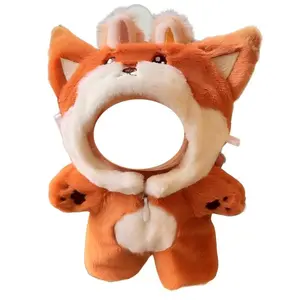 1 Piece 17cm Fox Bubu Costume, Cute Style, Solid Pattern, No Doll Included,Prefect romantic gifts for doll lovers&collectors .