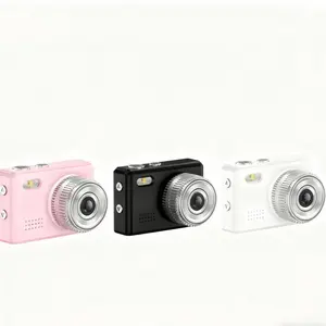 Keychain Camera,Mini Camera, Tiny Pixel,Tiny Camera,Retro Small Digital Camera Recorder with LED Flash, Portable Travel Thumb Camera for Life Recording,Vlog Recording, Tech Gadgets Instant White-Package 1,With 16Gsd Card
