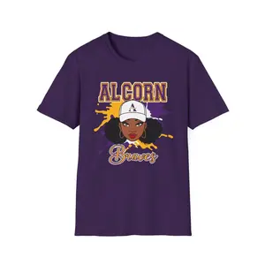 ASU Braves: Alcorn State University Braves Unisex Softstyle T-Shirt