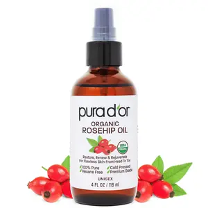PURA D'OR 4 Oz ORGANIC Rosehip Seed Oil
