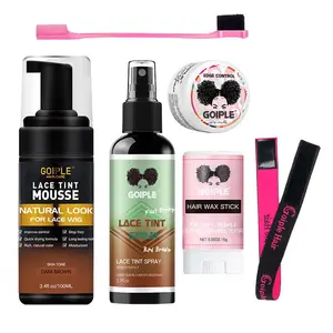 Lace Tint Hair Mousse, Women's Wig and Hair Accessories Set, Natural Finish, Lace Color Wig Tools Kit, Wig Installation Kit, Flawless Haircare, Hair Care Products