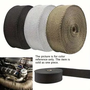 High-temperature resistant adhesive tape suitable for automobiles and motorcycles, metal surfaces and pipes - durable sealing tape for exhaust systems