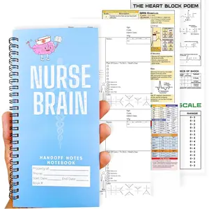 Nurse Essentials Report Notebook for Work &  School Clinical, Notepad Replaces Foldable  Clipboard, RN Student Accessories & Gifts (Tall Size)