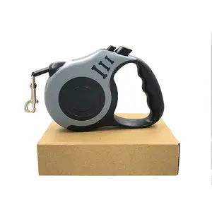 Pet Traction Device Automatic Retractable Walking Rope with Bone Print