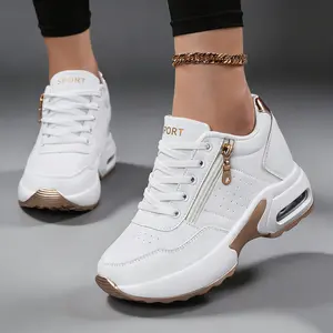 Women's Walking Sneakers with Air Cushion & Wedge Heel | Comfortable, Non-Slip & Wear-Resistant for Casual, Outdoor, Gym, and Daily Wear.DH.1012