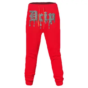 Red Drip Sweatpants