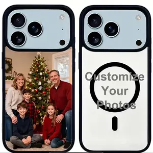 Custom photo magnetic phone case—customizable design; personalized phone case compatible with iPhone 17 Air/16/15/14/13/12, Pro Max, Pro, Plus; high‑definition printing; ideal birthday, Christmas, and Valentine’s Day gifts for family and friends; iPhone 1