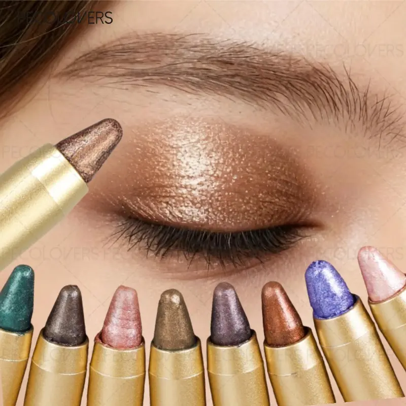 Velvet Matte Eyeshadow Stick - 24H Waterproof Sweat-Proof Longwear, Crease-Resistant Smudge-Proof, Perfect for Date Night & Party Glam - Professional Eye Makeup Pencil