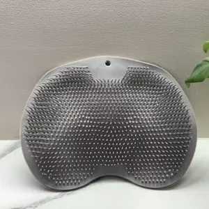 Exfoliating Shower Scrubber, Silicone Pads for Back & Foot Cleaning with Anti-Slip Suction Cups, Wall-Mountable Bath Accessory, Body Care Tool