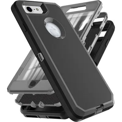 thumbnail image 2 of Military Grade Case With Screen Protector For IPhone SE 2022/2020/SE3/iPhone 7/8 2 of 6
