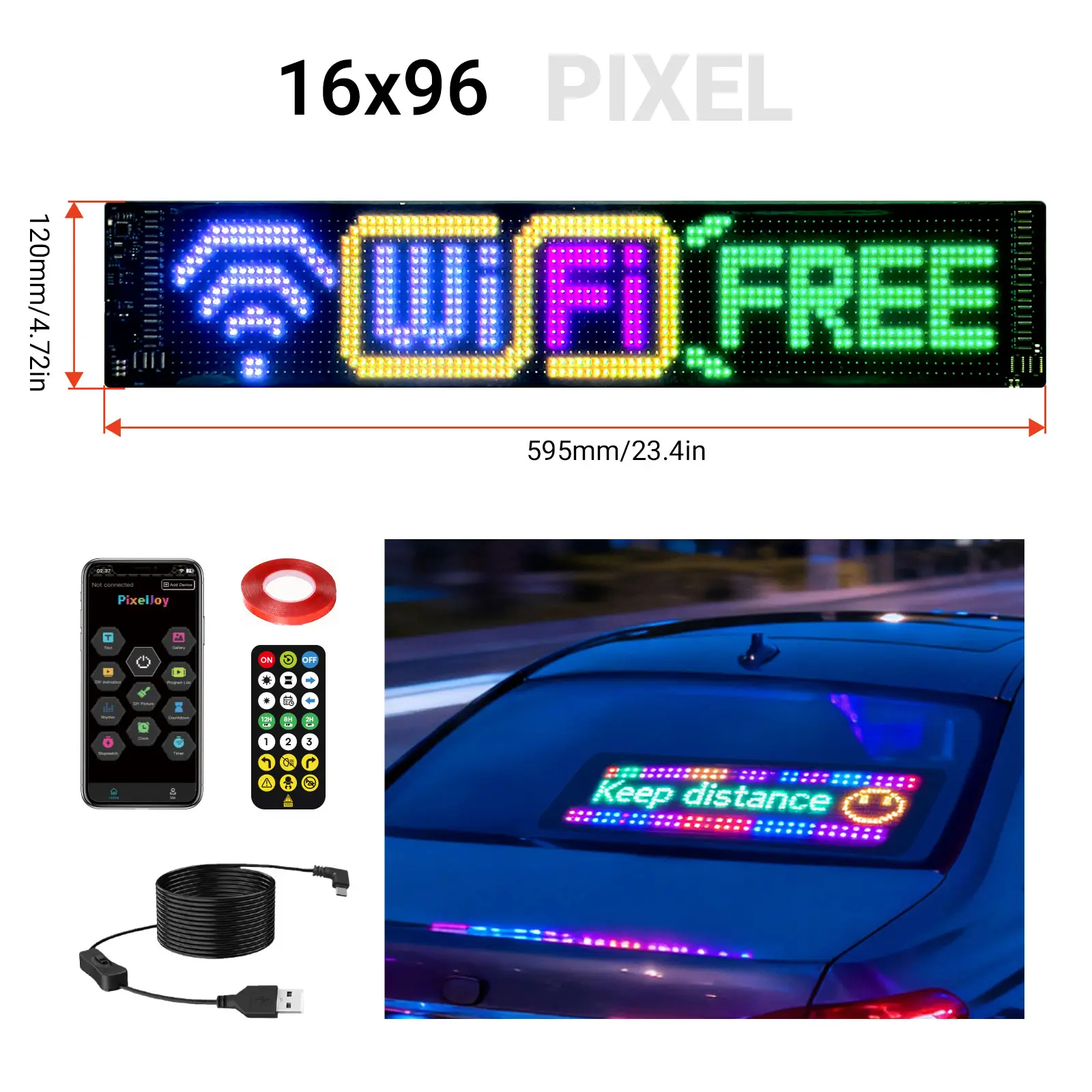 4.72''*23.42'' (16*96)