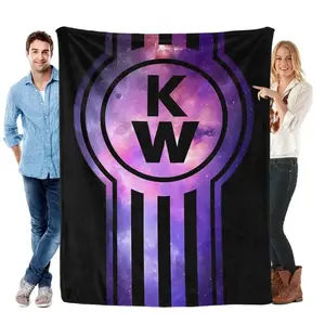 KW Trucks Art Super Soft Fleece Throw Blanket - Skin-Friendly, Safe for All Skin Types, Ideal for Beds, Sofas, Gifting (Textiles & Bedding Linens)