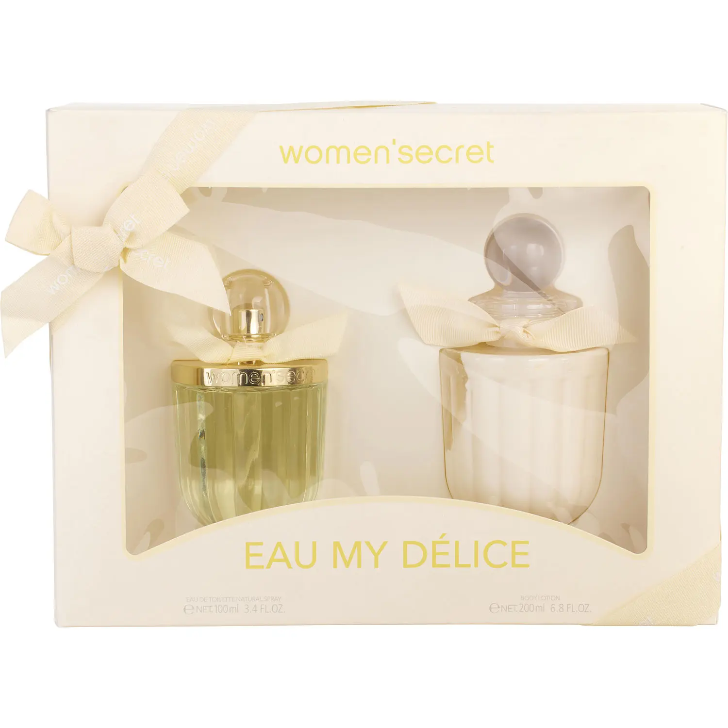 Women'secret Eau My Delice Set-Edt Spray 3.4 Oz & Body Lotion 6.7 Oz For Women