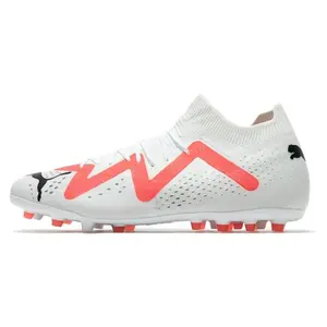 Puma Future Match Men's Soccer Cleats - Cushioned, MG Studs, House White Official Shoes for Football - Maison Mihara
