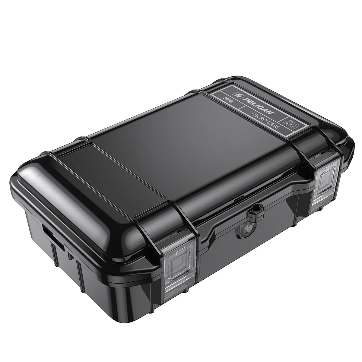 Pelican M60 Waterproof Hard Micro Case - Large Black Hard Plastic Cover for Micro Cameras, Handheld Camera Equipment, Smartphone Accessories, M60 Model