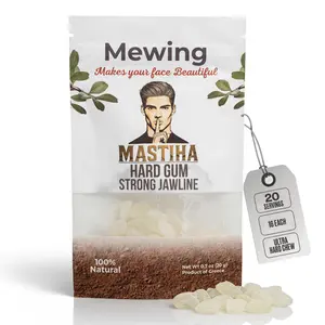 Mewing - Mastic gum - Hard Gum - Strong Jawline - 100% Natural Mastic Gum - 8.2 oz (20 g) - Pure & Authentic Support for Jawline Strength