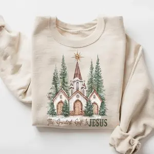 The Greatest Gift is Jesus Sweatshirt or Shirt, Christmas Jesus Shirt, Church Shirt, Religious Shirt, Christmas Gift, Christian Shirts, Christian Faith