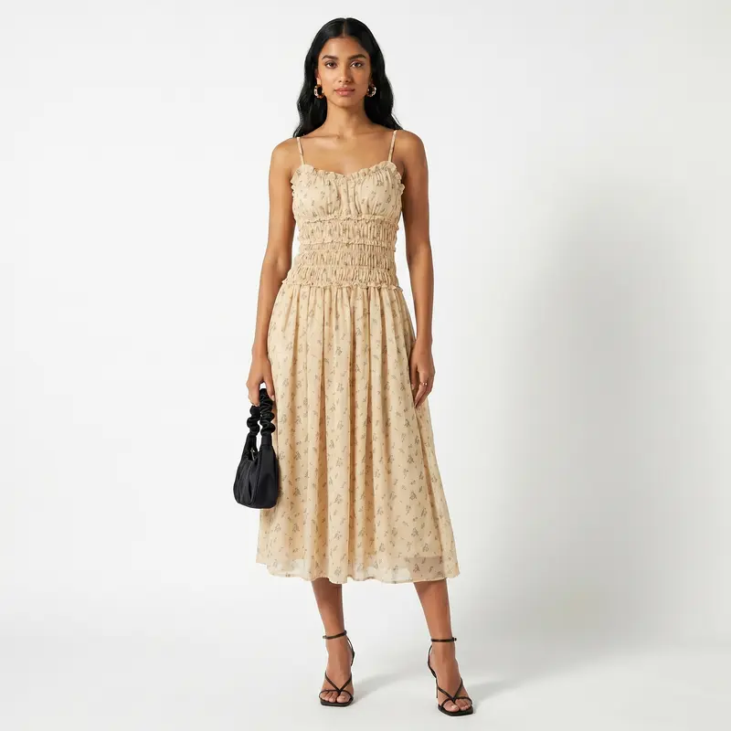 navy and white polka dot midi dress The Evette Navy Polka Dot Zip Front Midi Dress
