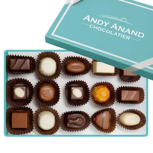 Andy Anand Sugar Free Belgian Chocolate Truffles – Diabetic Friendly Gourmet Gift Box, Rich & Delicious, 15 Pc