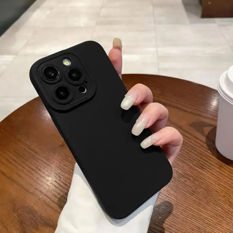 Silicone Smartphone Case - Cellphone Accessories for iPhone 16E,15,14Plus,13,12mini,11 PRO MAX,XS Max & Samsung S25EDGE,S24,S23,S22 Ultra - Handheld Devices Protection, Ideal for Christmas Gifts & Personal Use