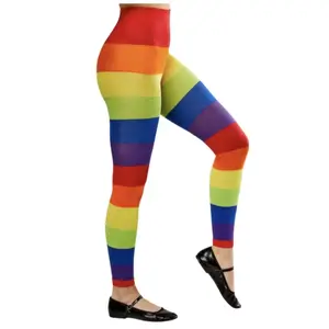 Rainbow Footless Tights Leggings #womens Fit Womenswear Comfortable