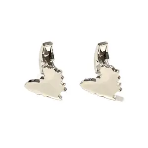 MENDEPOT Sterling Silver Africa Continent Map Cufflinks Men Gift For Father Husband