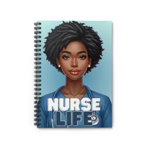 Personalized Spiral Notebook for Nurses | Cute 6x8 Ruled Line Journal | Durable Spiral Bound Gift for Nursing Students, To-Do Lists