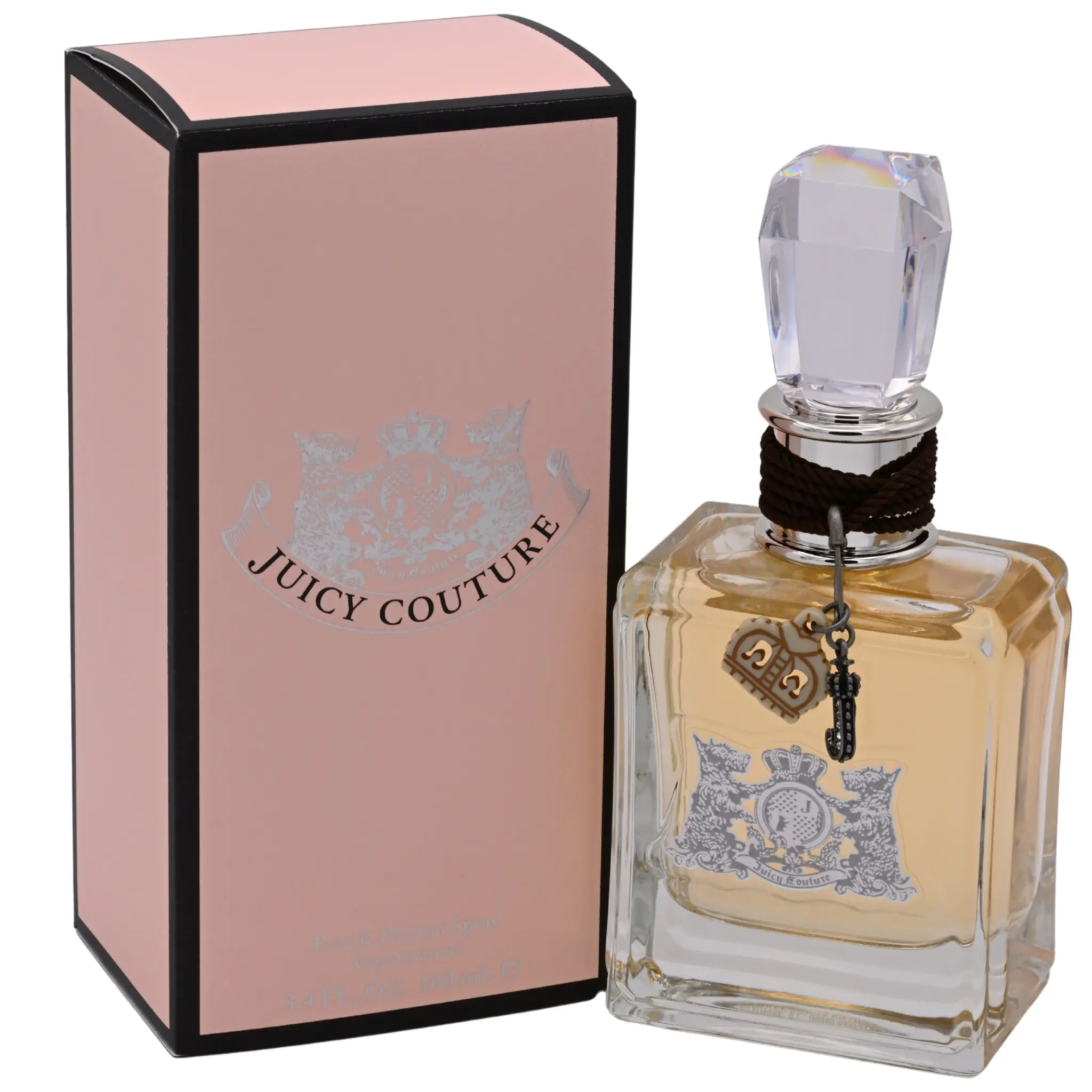 Juicy Couture Women's Eau de Parfum (EDP) Spray, 3.4oz Watermelon-Scented Perfume with Caramel Woods-Tuberose Blend, New in Sealed Box with Wearable Locket, EDP Sprays for Women, Women's Perfume