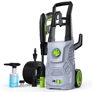 【CarWash】Etoolab Electric Pressure Washer with 4200PSI Max 2.6GPM, Electric Power Washer with Hose Reel 35FT, Foam Cannon, Portable to Clean Patios, Cars, Fences, Driveways, Floor Pool Cleaning