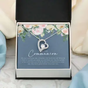Goddaughter Necklace, First Holy Communion Gift For Goddaughter, God Daughter Gift From Godparents, Girl First Communion, Beautiful Necklace for Daughter - Perfect Gift for Birthdays, Holidays, or Special Occasions