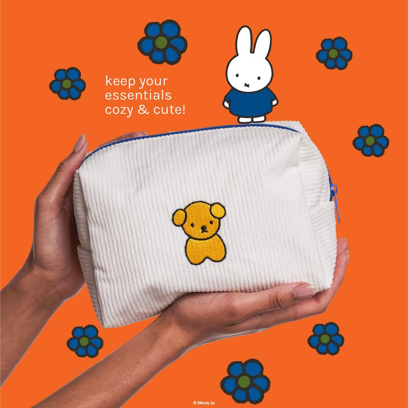 The Crème Shop x Miffy Total Makeup Bundle: Travel Bag, Eyeshadow Palette & Tinted Lip Oil Set - Exclusive Hydrating Friend, Cruelty-Free, No Alcohol Glossy Moisture