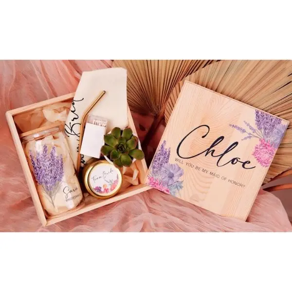 Bridesmaid Gift Box, Proposal Box, Bridesmaid Gift, Wedding Present