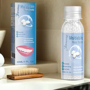 Solid Tooth Filling Material, Dental Repair Wax for Teeth Holes, Temporary Crown Cement, Denture Gap Filler, Oral Care Supplies Pack