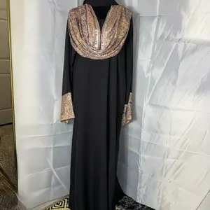 Kashmir Closed Abaya - Elegant Pashmina Abaya with Unique Design and Soft Material